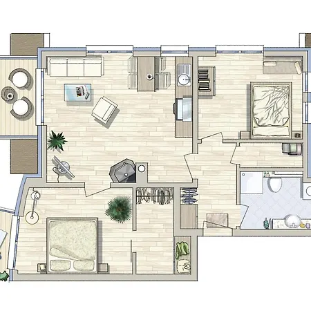 De Obendtied - 4 Appartement